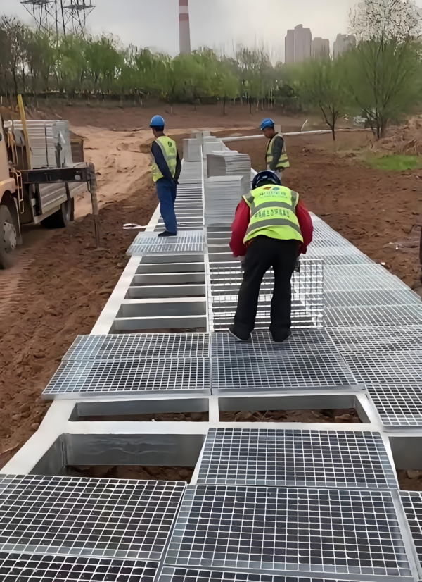 Hot-Dip Galvanized Platform Steel Grating