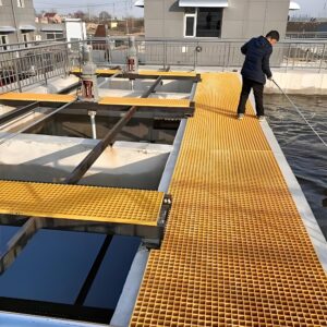 FRP Drainage Trench Cover | Fiberglass Grating Cover