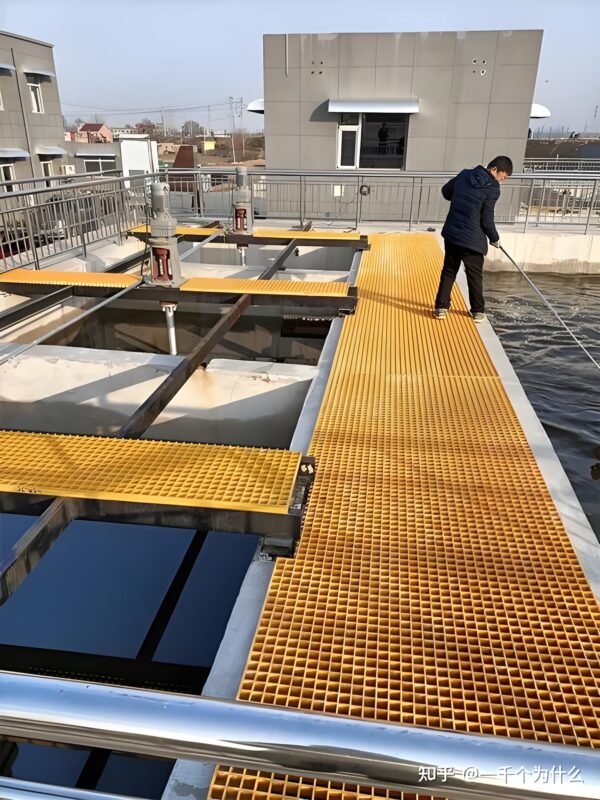 FRP Drainage Trench Cover | Fiberglass Grating Cover