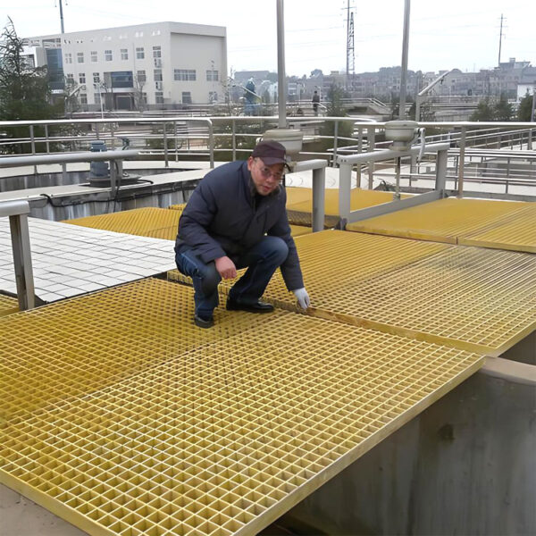 未标题-6 FRP Drainage Trench Cover | Fiberglass Grating Cover